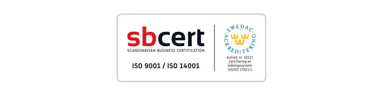 Coromatic ISO-sertifisering